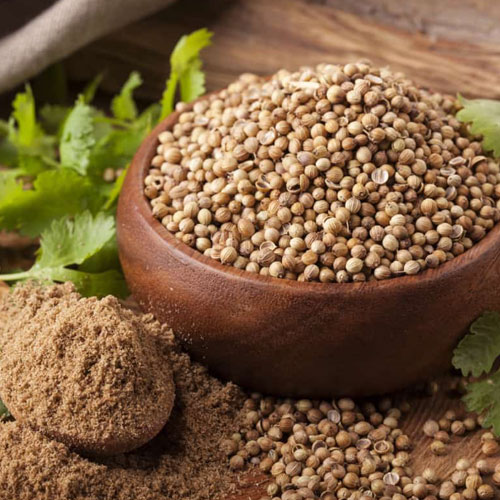 Coriander Powder and Seeds